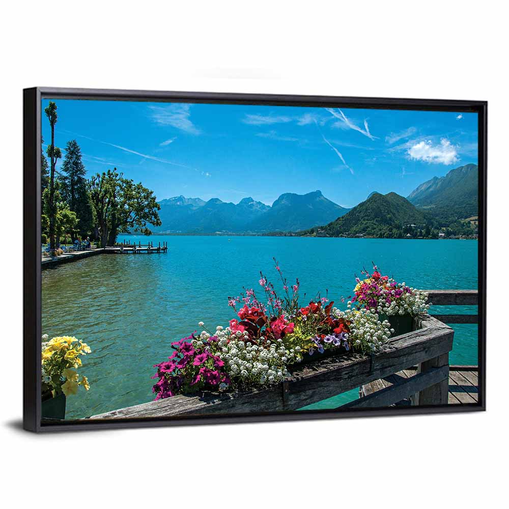 Annecy Lake & Village Talloires Wall Art