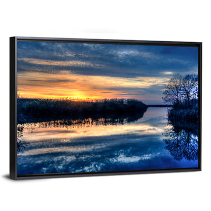 Louisiana Bayou Sunset Wall Art