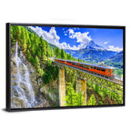 Gornergrat Tourist Train Wall Art