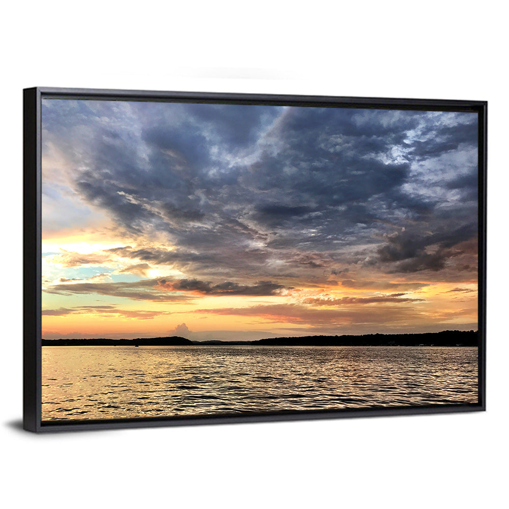 Lake Tillery Sunset Wall Art