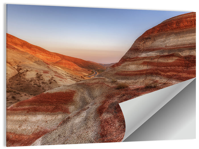Khizi Candy Cane Mountains Wall Art as a poster print