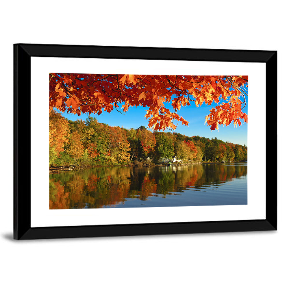 Autumn at Lake Iroquois Wall Art