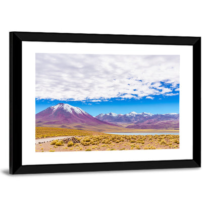 Lascar Snow-capped Volcano Wall Art