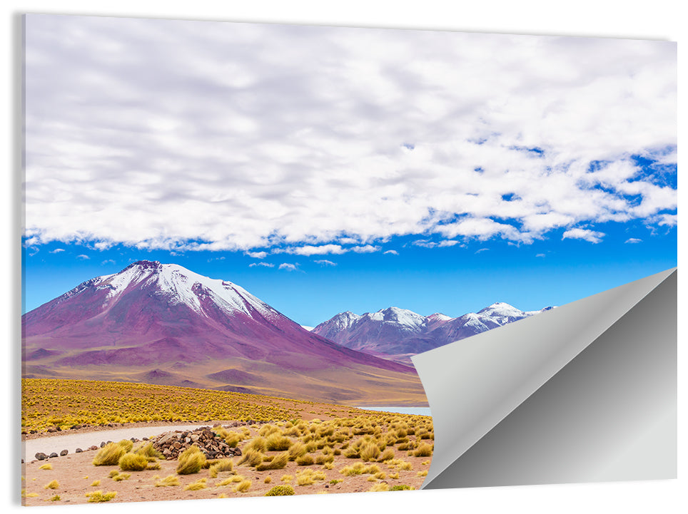 Lascar Snow-capped Volcano Wall Art