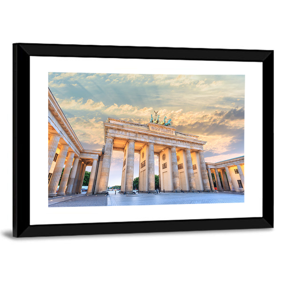 Brandenburg Gate at Sunset Wall Art