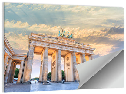 Brandenburg Gate at Sunset Wall Art