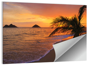 Lanikai Beach Sunrise Wall Art