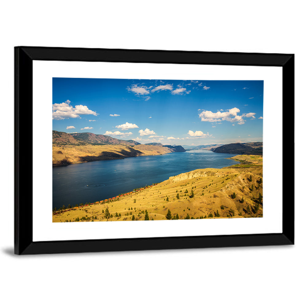 Kamloops Lake Shoreline View Wall Art