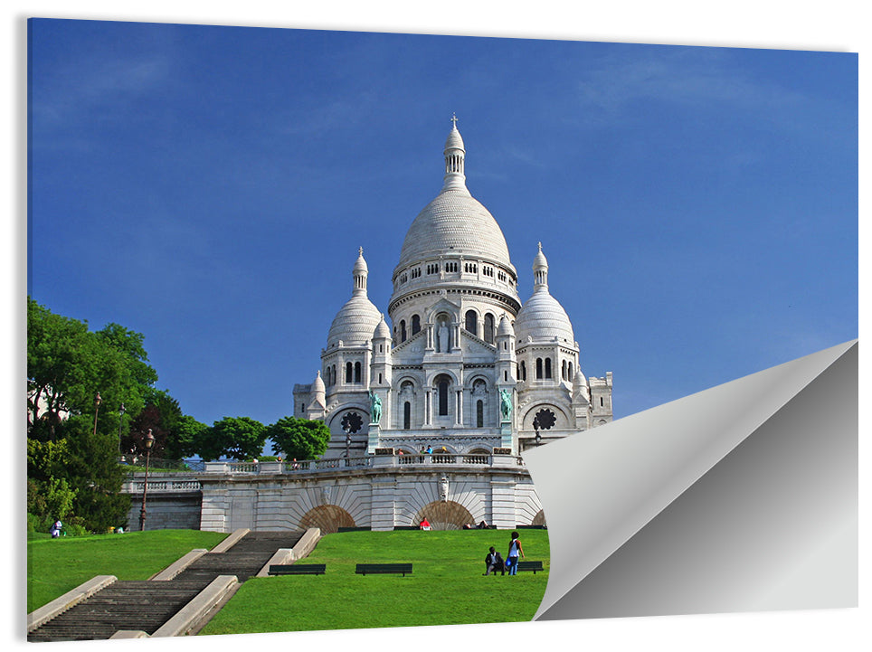 Sacre Coeur Basilica Steps, Paris Wall Art