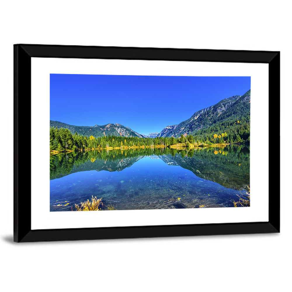 Mt Chikamin Reflection at Gold Lake Wall Art