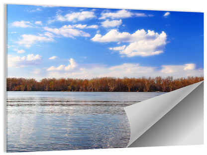 Andalusia Slough Autumn River Wall Art