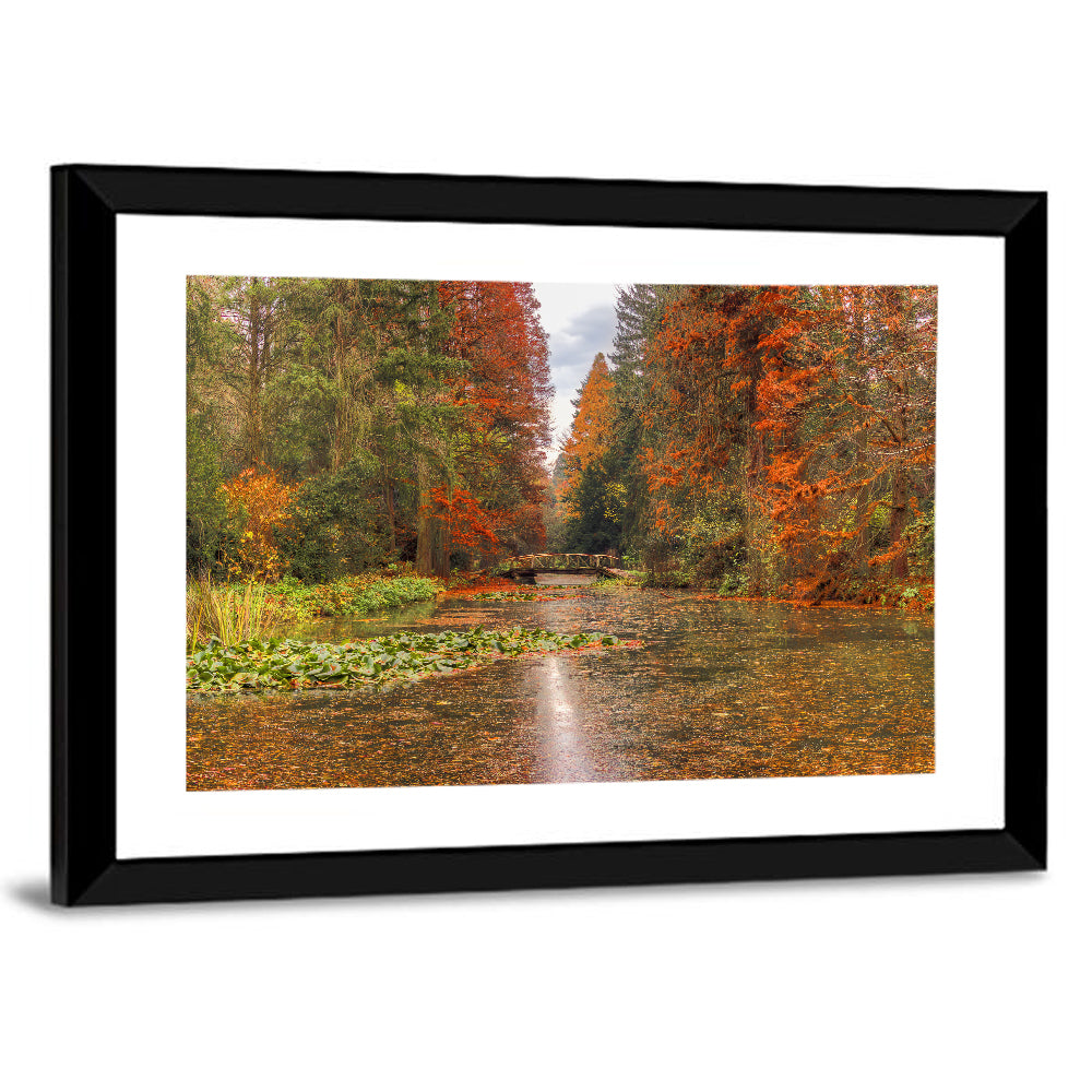 Simeria Arboretum Autumn Lake Wall Art