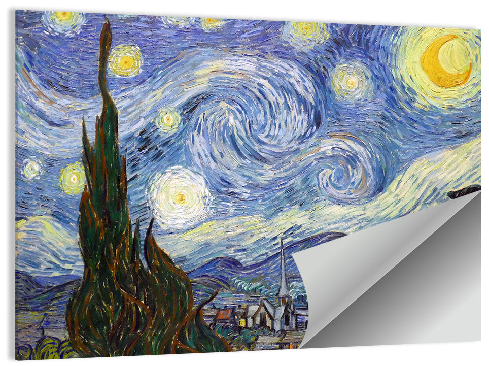 Starry Night Over Saint-rémy Wall Art