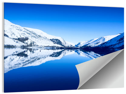 Tal Y Llyn Winter Reflection Wall Art