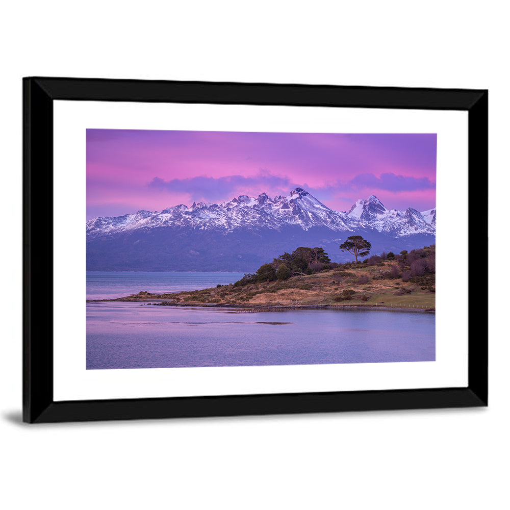 Beagle Channel Purple Dawn Wall Art