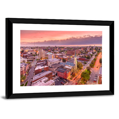 Church Spire at Dusk Wall Art