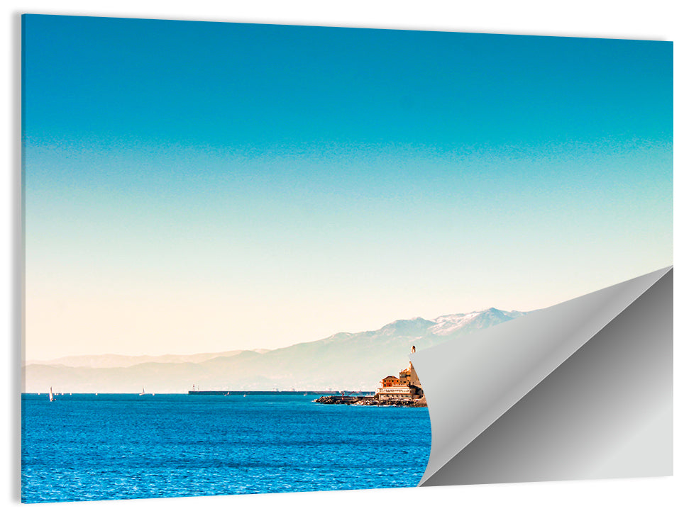 Genoa Coastal Seascape Wall Art