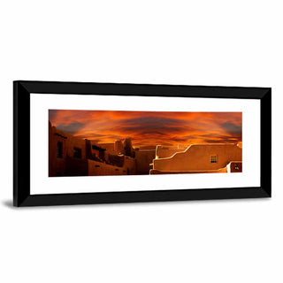 Santa Fe Museum Sunset Wall Art