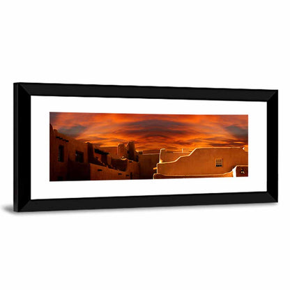 Santa Fe Museum Sunset Wall Art