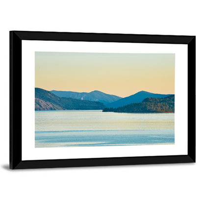 Lake Pend Oreille at Golden Hour Wall Art