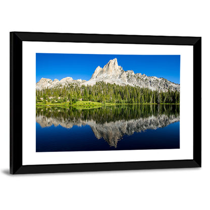 Sawtooth Peaks at Alice Lake Wall Art