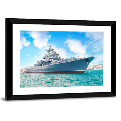 Navy Warship Hull Study Wall Art