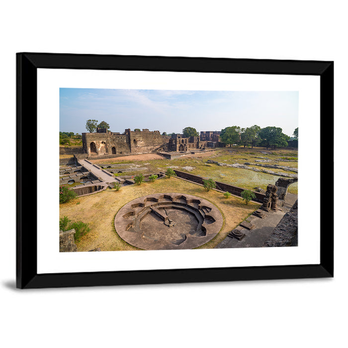 Bidar Fort Ruins Wall Art as a framed print