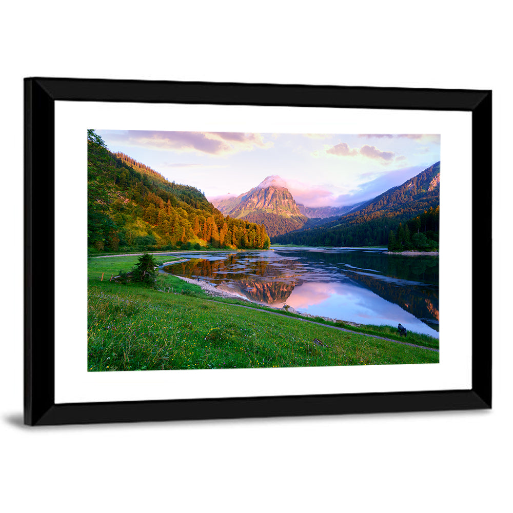 Obersee Reflection, Switzerland Wall Art