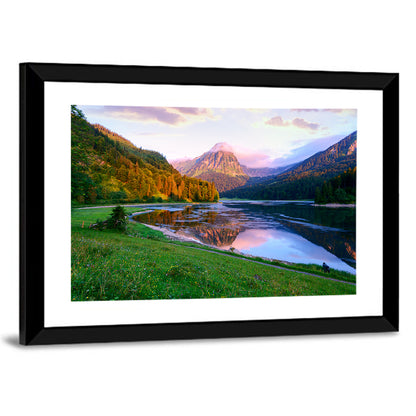 Obersee Reflection, Switzerland Wall Art