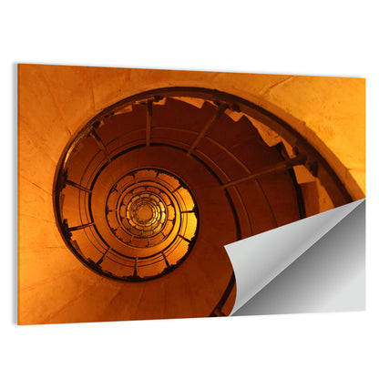 Vortex Spiral Staircase Wall Art