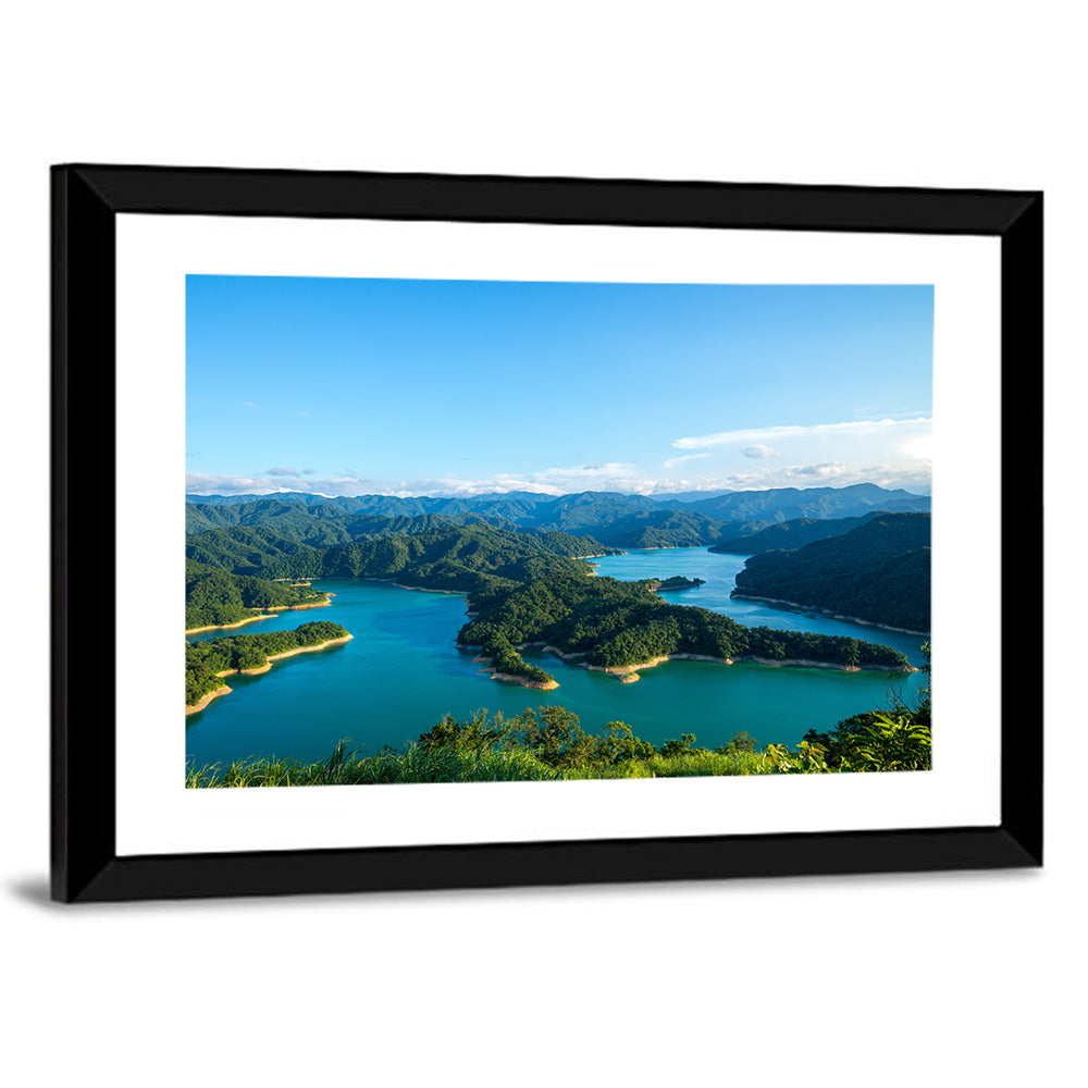 Emerald Qiandao Lake Wall Art