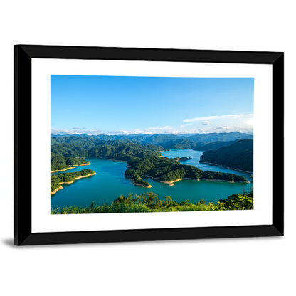 Emerald Qiandao Lake Wall Art