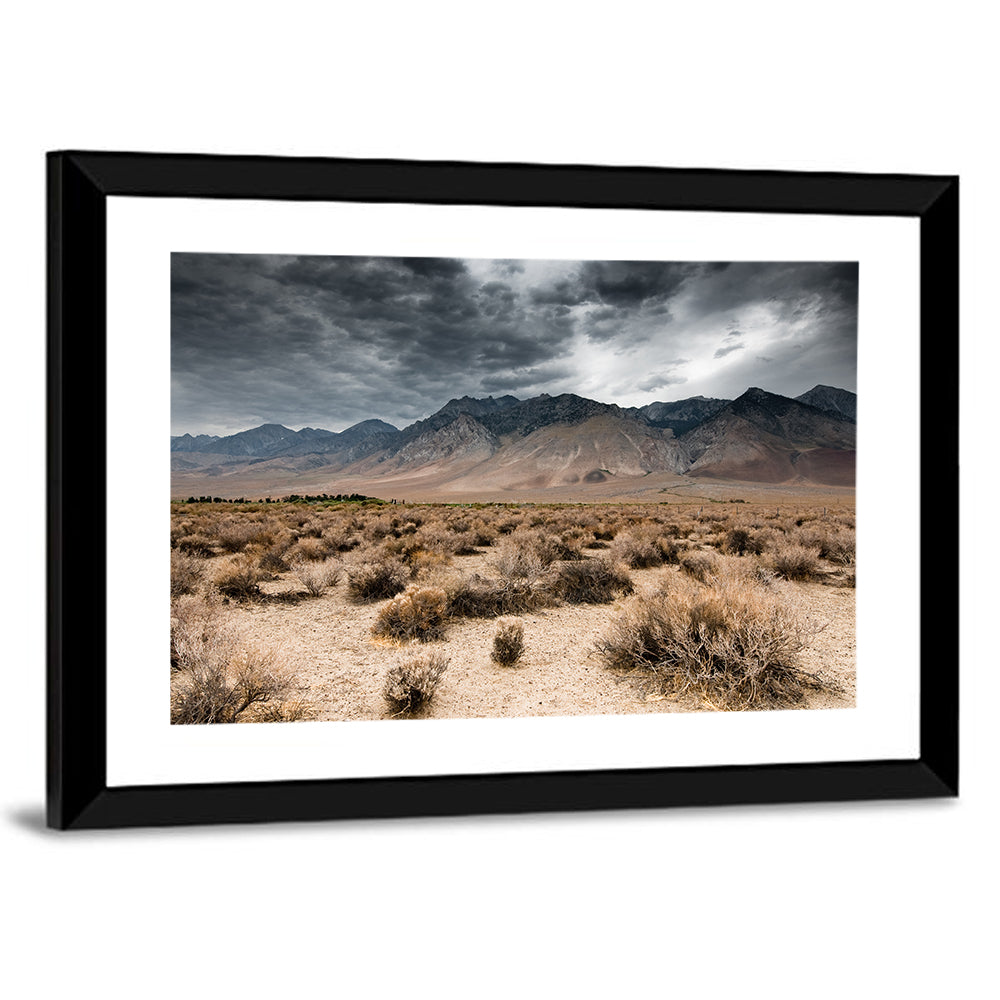 Storm Over Death Valley Wall Art