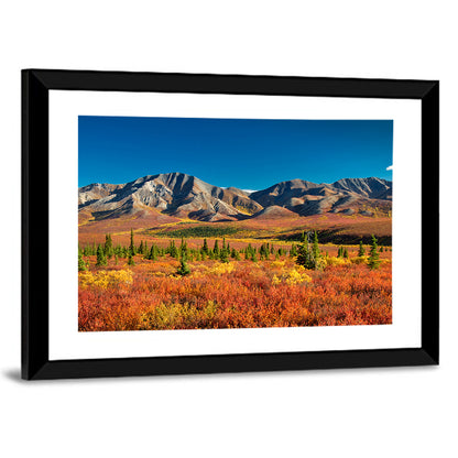 Denali Autumn Peaks Wall Art