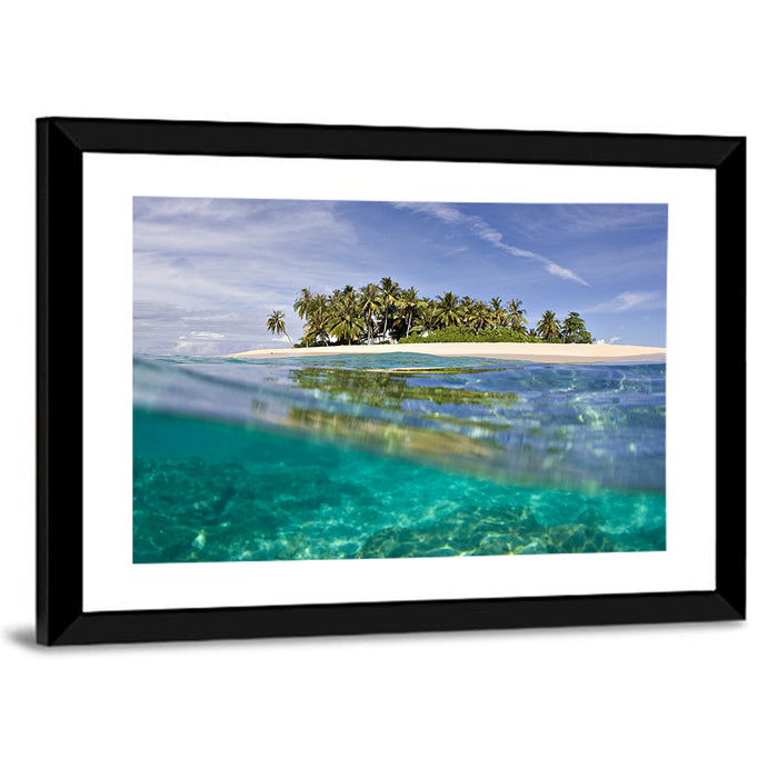 Island Paradise Wall Art as a framed print