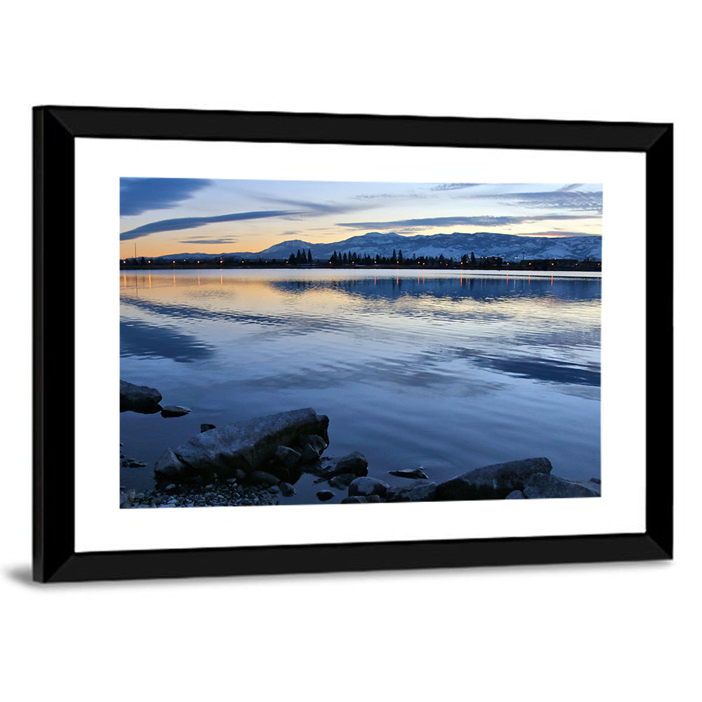 Sparks Marina Twilight Reflection Wall Art
