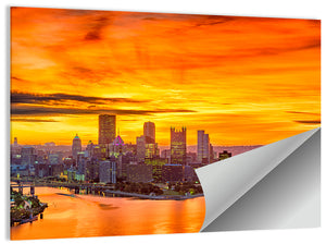 Pittsburgh Skyline Wall Art