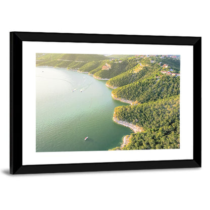 Lake Travis Aerial View Wall Art