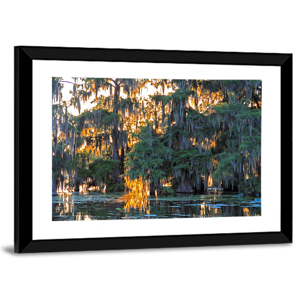 Lake Martin Cypress Reflection Wall Art
