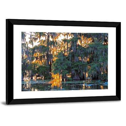 Lake Martin Cypress Reflection Wall Art