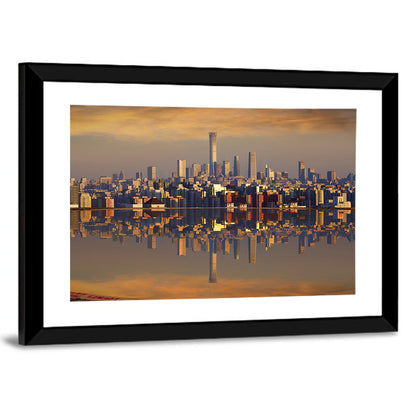 Beijing Citic Tower Skyline Wall Art