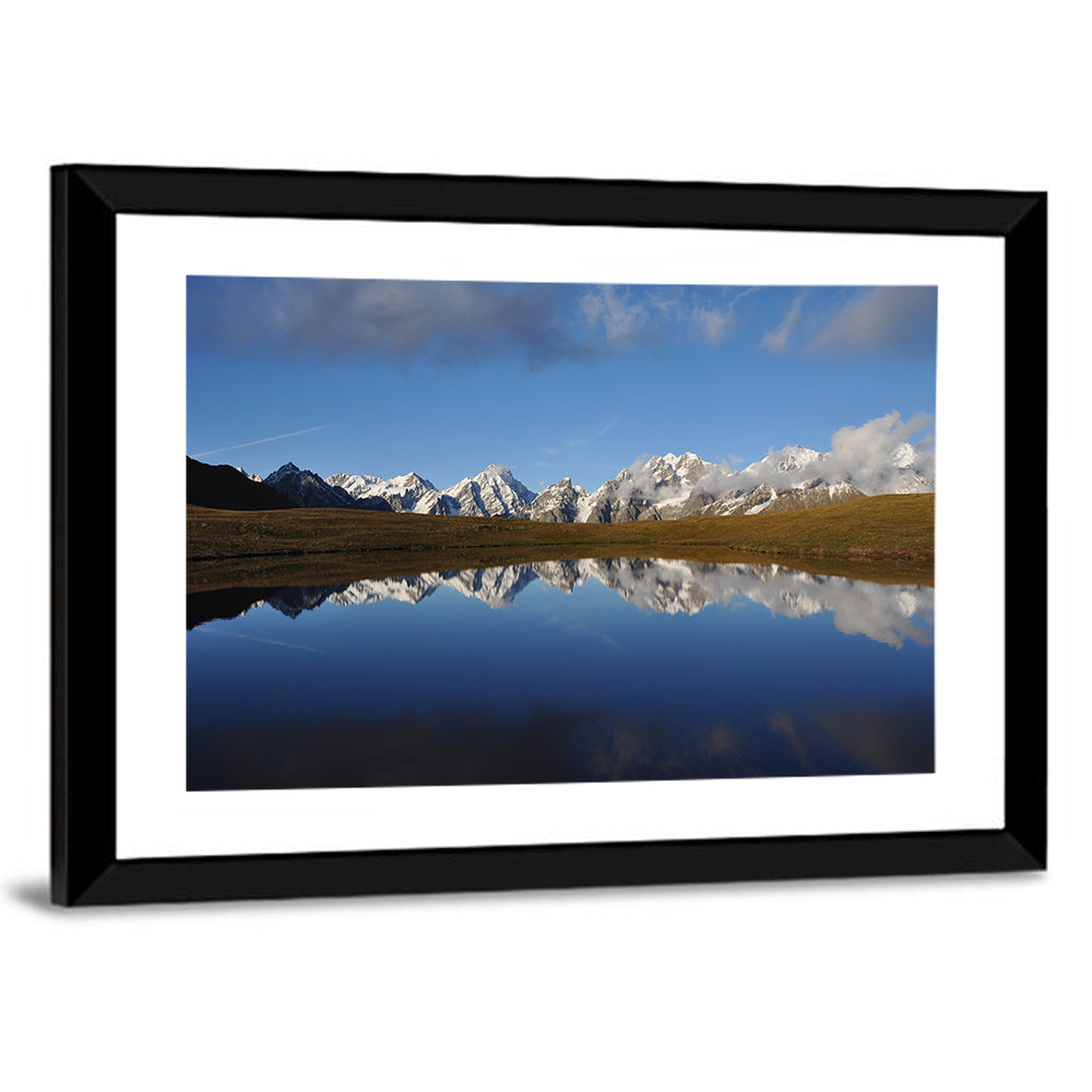 Svaneti Lake Reflection Wall Art