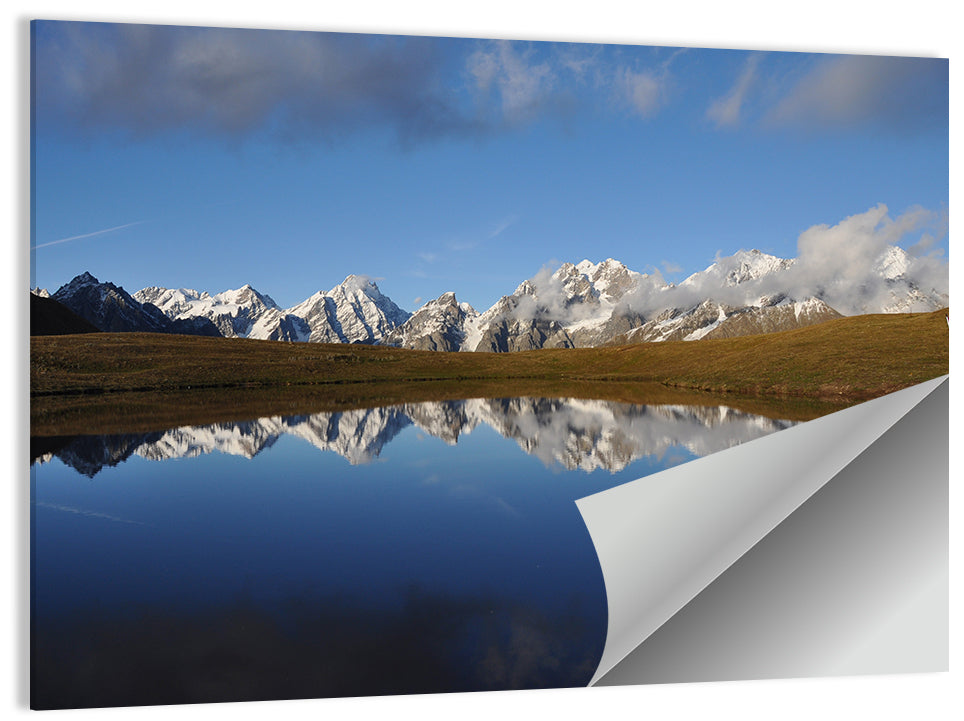 Svaneti Lake Reflection Wall Art