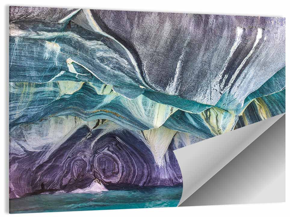 Marble Caves of Lake General Carrera Wall Art