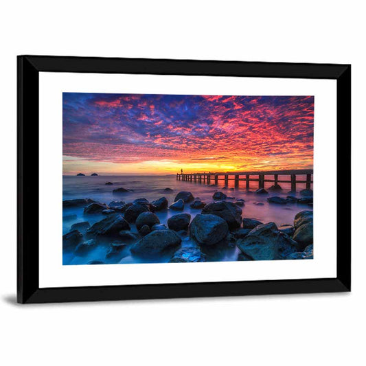 Setigi Heni Beach Sunset Wall Art