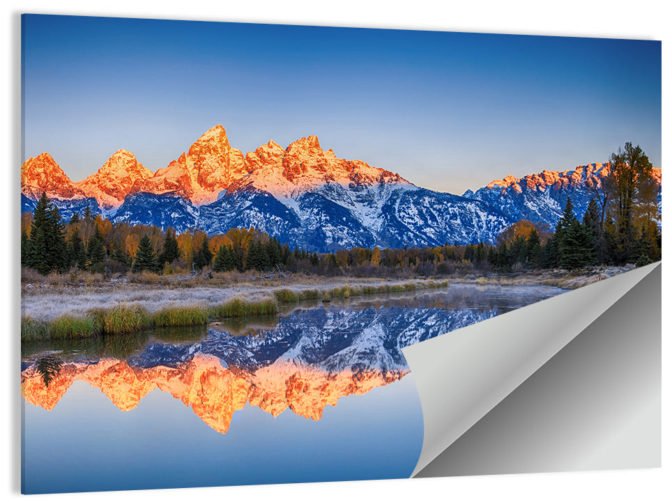 Schwabacher Landing, Grand Teton Sunrise Wall Art