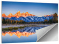 Schwabacher Landing, Grand Teton Sunrise Wall Art