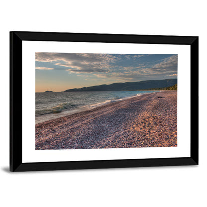 Lake Superior Pebble Beach Wall Art