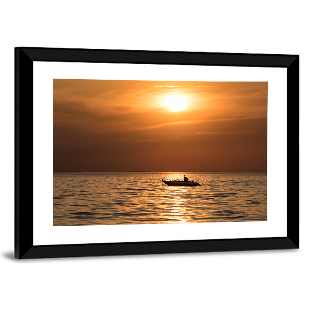 Mille Lacs Lake Sunset Wall Art