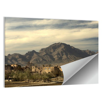 Afghan Mountain Village Wall Art
